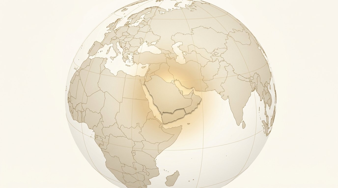 Codhaus GCC and Global Presence Map Centered on Saudi Arabia